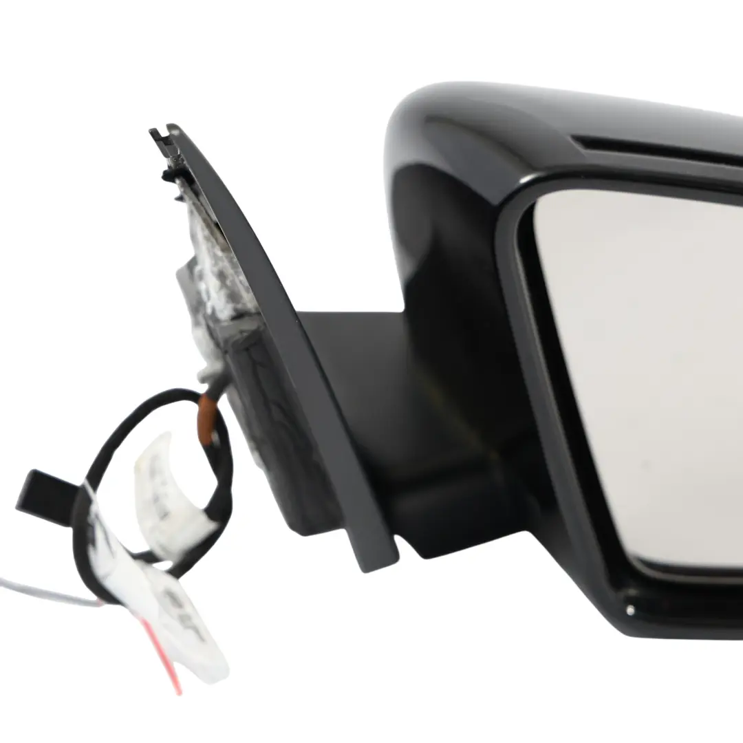 Mercedes W204 Wing Mirror Electric Outside Door Right O/S Obsidian Black - 197 - SKU rhd-A2048103876-OB - Part number A2048103876