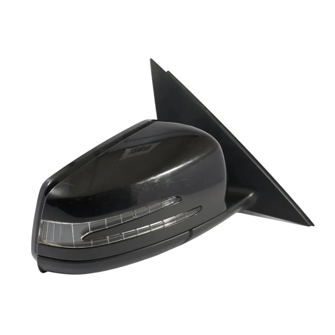 Mercedes W204 Wing Mirror Electric Outside Door Right O/S Obsidian Black - 197 - SKU rhd-A2048103876-OB - Part number A2048103876
