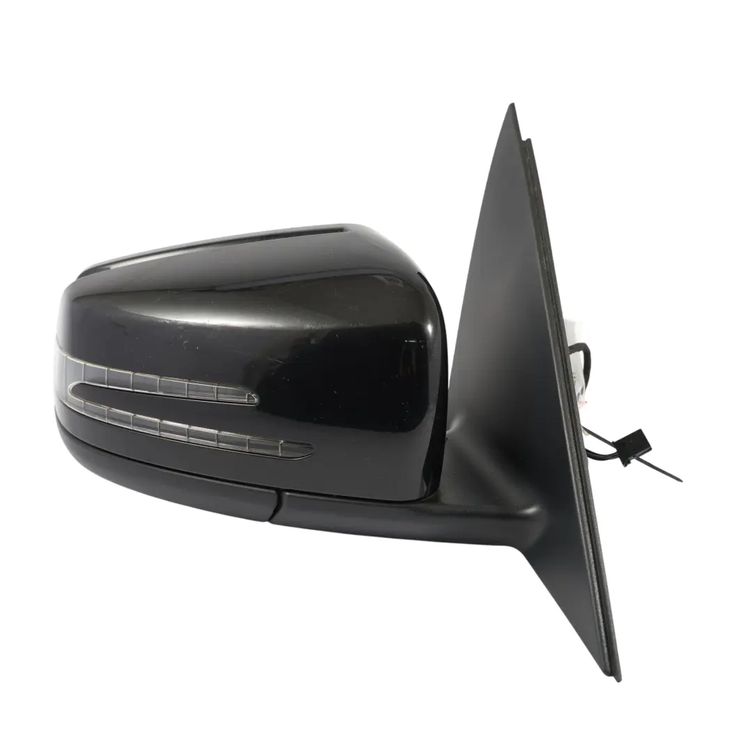 Mercedes W204 Wing Mirror Electric Outside Door Right O/S Obsidian Black - 197 - SKU rhd-A2048103876-OB - Part number A2048103876