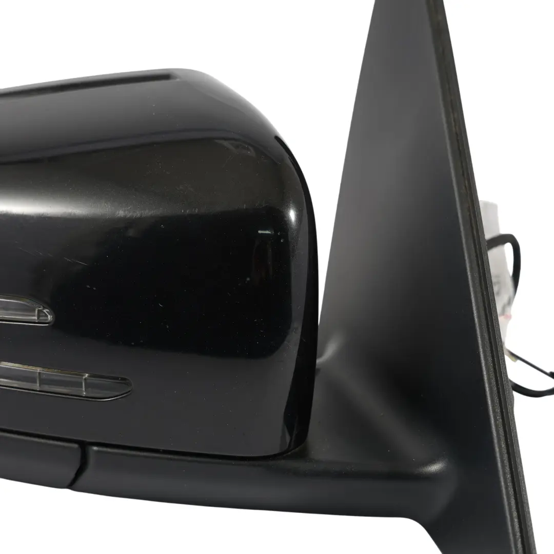 Mercedes W204 Wing Mirror Electric Outside Door Right O/S Obsidian Black - 197 - SKU rhd-A2048103876-OB - Part number A2048103876