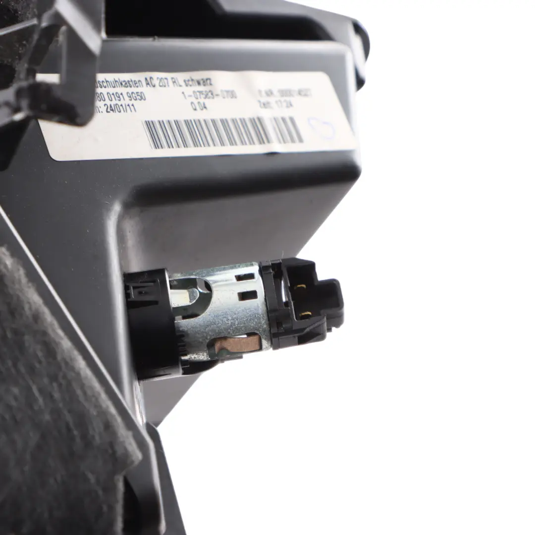  Glove Box Mercedes W207 C207 Dashboard Storage Tray Glovebox Black - SKU rhd-A2076800191-1 - Part number A2076800191