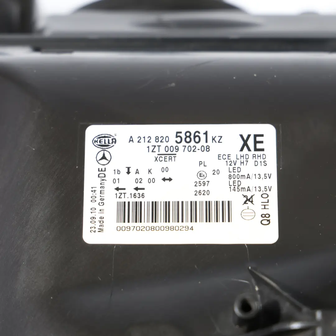 Front Lamp Headlight ILS Bi Xenon Right O/S A2128205861 to Mercedes W212 with Part number A2128201039 Mercedes W212 Front Lamp Headlight ILS Bi Xenon Right O/S A2128205861 - SKU RHD-A2128201039-2 - Part number A2128201039