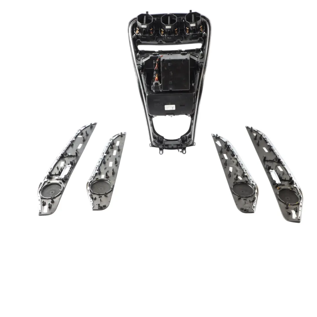 Mercedes GLC X253 Centre Console Door Card Trim Cover Set Black Ash Wood - SKU rhd-A2536806802-1 - Part number A2536806802