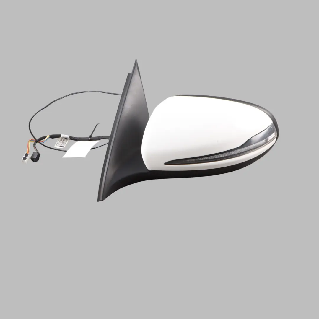 Door Wing Side Mirror Blind Spot Assist Left N/S Polar White - 149 to Mercedes X253 with Part number A2538105902 Mercedes X253 Door Wing Side Mirror Blind Spot Assist Left N/S Polar White - 149 - SKU RHD-A2538105902-POL - Part number A2538105902