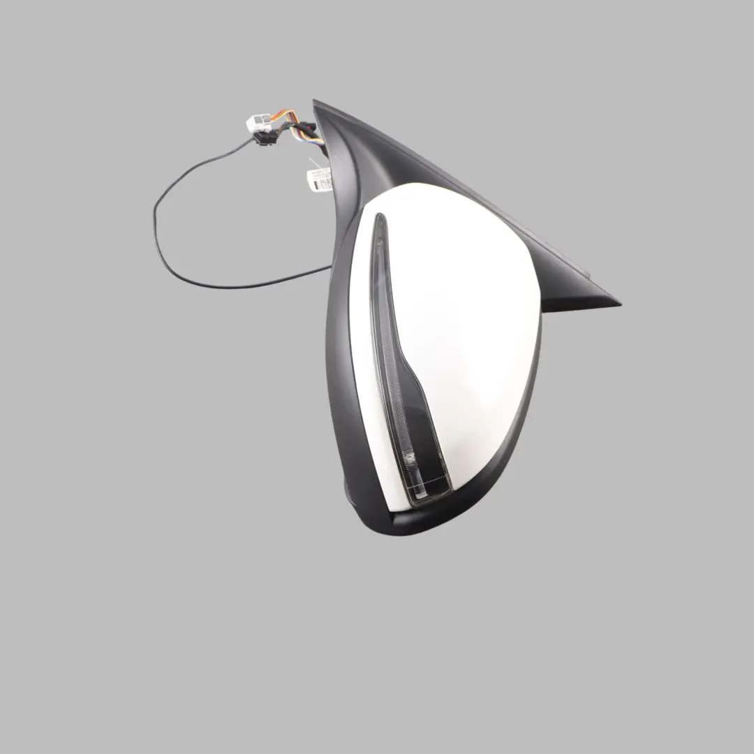 Door Wing Side Mirror Blind Spot Assist Left N/S Polar White - 149 to Mercedes X253 with Part number A2538105902 Mercedes X253 Door Wing Side Mirror Blind Spot Assist Left N/S Polar White - 149 - SKU RHD-A2538105902-POL - Part number A2538105902