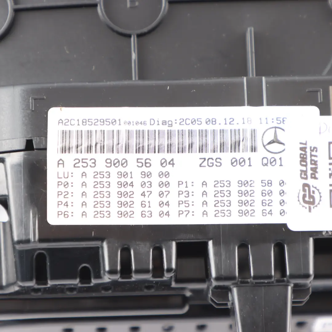 Instrument Cluster Mercedes W205 X253 Diesel Speedo Clocks Automatic to with Part number A2539005604 Instrument Cluster Mercedes W205 X253 Diesel Speedo Clocks Automatic - SKU RHD-A2539005604 - Part number A2539005604