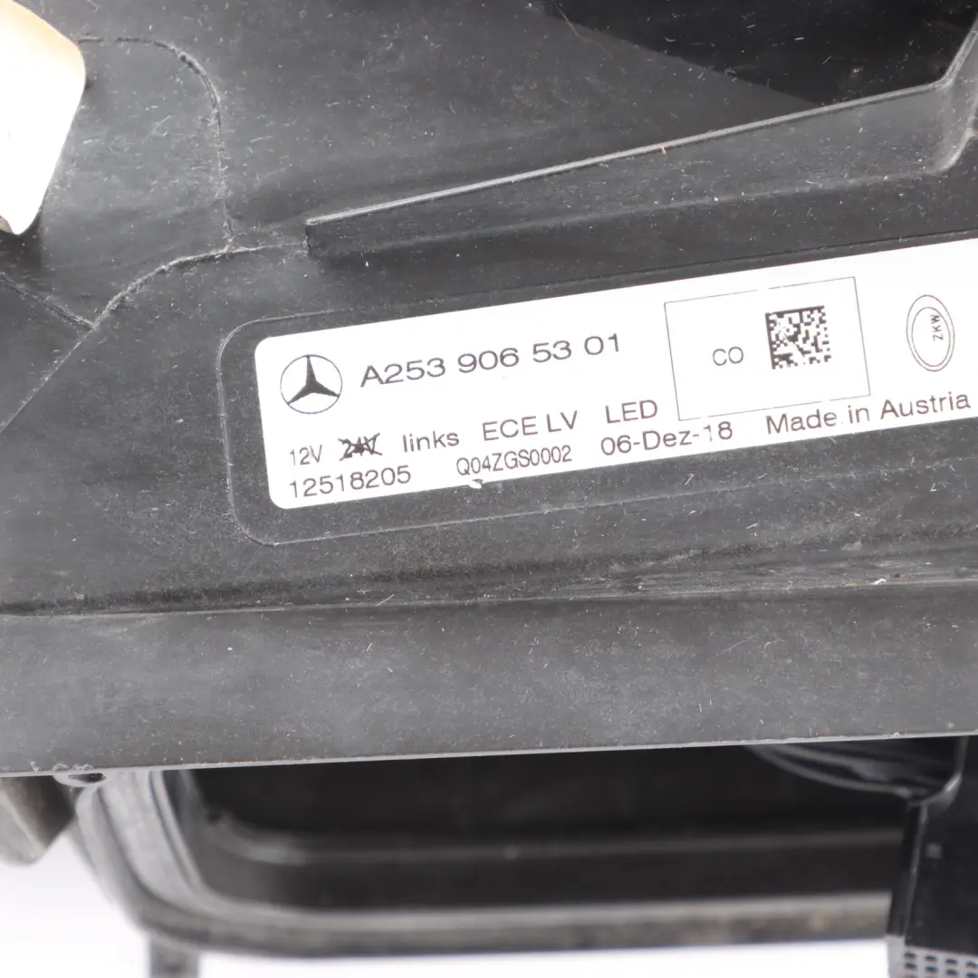 W253 Headlight Headlamp LED Lamp Front Left N/S to Mercedes X253 with Part number A2539061101 Mercedes X253 W253 Headlight Headlamp LED Lamp Front Left N/S - SKU RHD-A2539061101 - Part number A2539061101