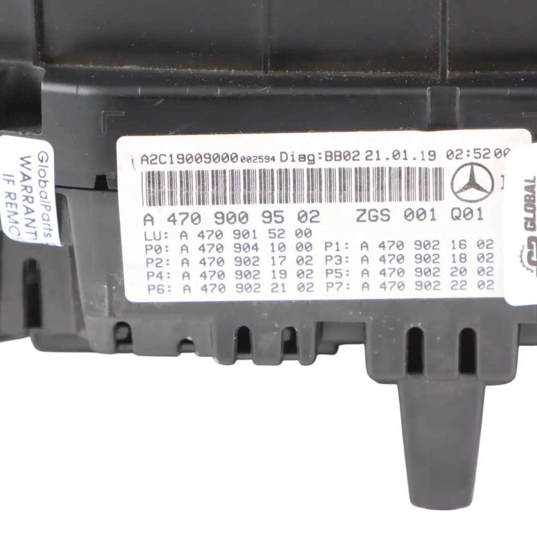 W470 Diesel Instrument Cluster Speedo Clocks Automatic to Mercedes with Part number A4709009502 Mercedes W470 Diesel Instrument Cluster Speedo Clocks Automatic - SKU RHD-A4709009502 - Part number A4709009502