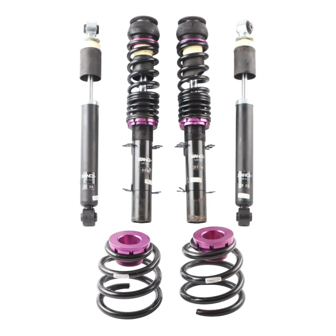 Suspension Set Audi TT 8N Front Rear Shock Absorber Coilover Stance+ to with Part number SPC013 Suspension Set Audi TT 8N Front Rear Shock Absorber Coilover Stance+ - SKU SPC013 - Part number SPC013