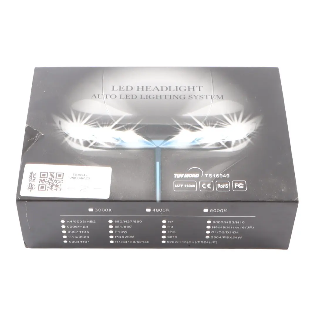  LED Headlight Bulb Set H7 Auto LED Lighting System Headlamp Units - SKU LED-HEADLIGHT - Part number LED-HEADLIGHT