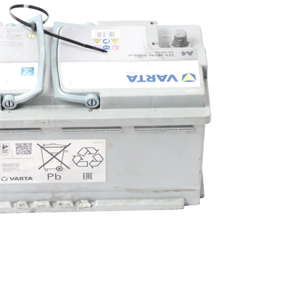  VARTA Accumulator Battery 105Ah 900A 12V Silver Dynamic AGM - SKU VARTA-AGM-105AH - Part number VARTA-AGM-105AH