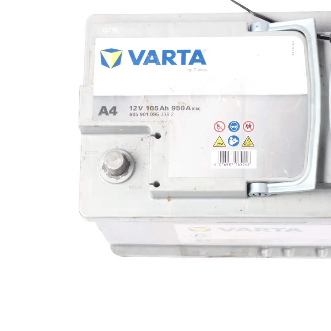  VARTA Accumulator Battery 105Ah 900A 12V Silver Dynamic AGM - SKU VARTA-AGM-105AH - Part number VARTA-AGM-105AH