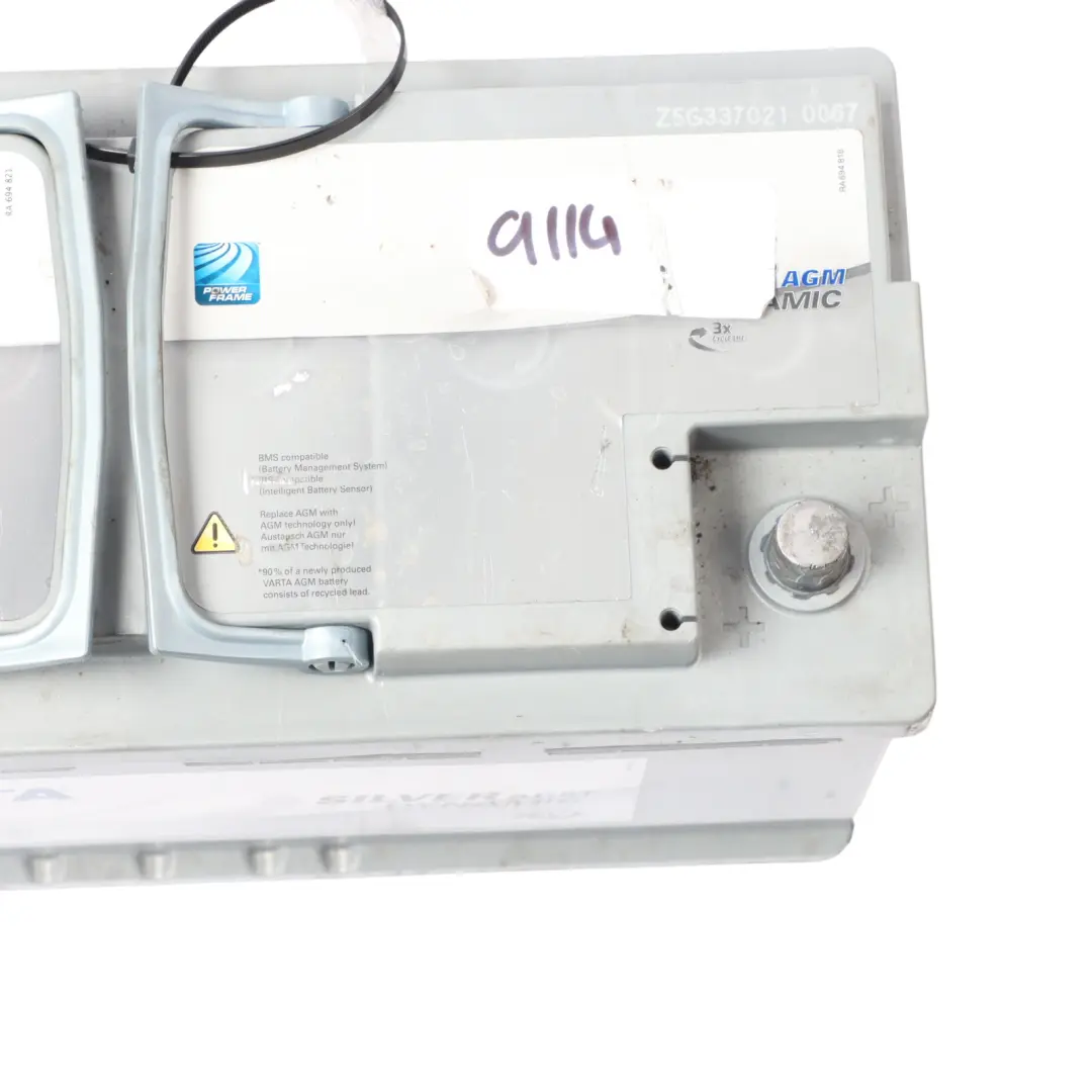  VARTA Accumulator Battery 105Ah 900A 12V Silver Dynamic AGM - SKU VARTA-AGM-105AH - Part number VARTA-AGM-105AH