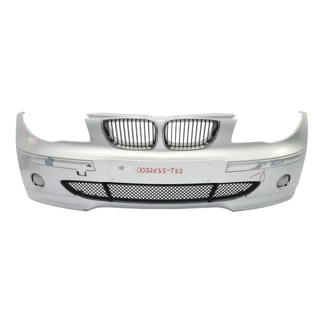 Front Bumper Covering Panel Titansilber Silver Metallic - 354 to BMW E87 with Part number 0032635 BMW E87 Front Bumper Covering Panel Titansilber Silver Metallic - 354 - SKU 0032635-TS2 - Part number 0032635