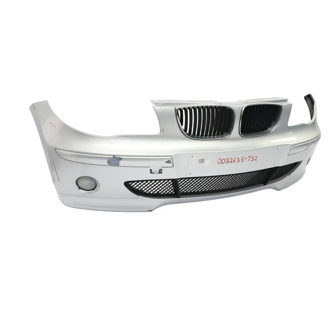 Front Bumper Covering Panel Titansilber Silver Metallic - 354 to BMW E87 with Part number 0032635 BMW E87 Front Bumper Covering Panel Titansilber Silver Metallic - 354 - SKU 0032635-TS2 - Part number 0032635