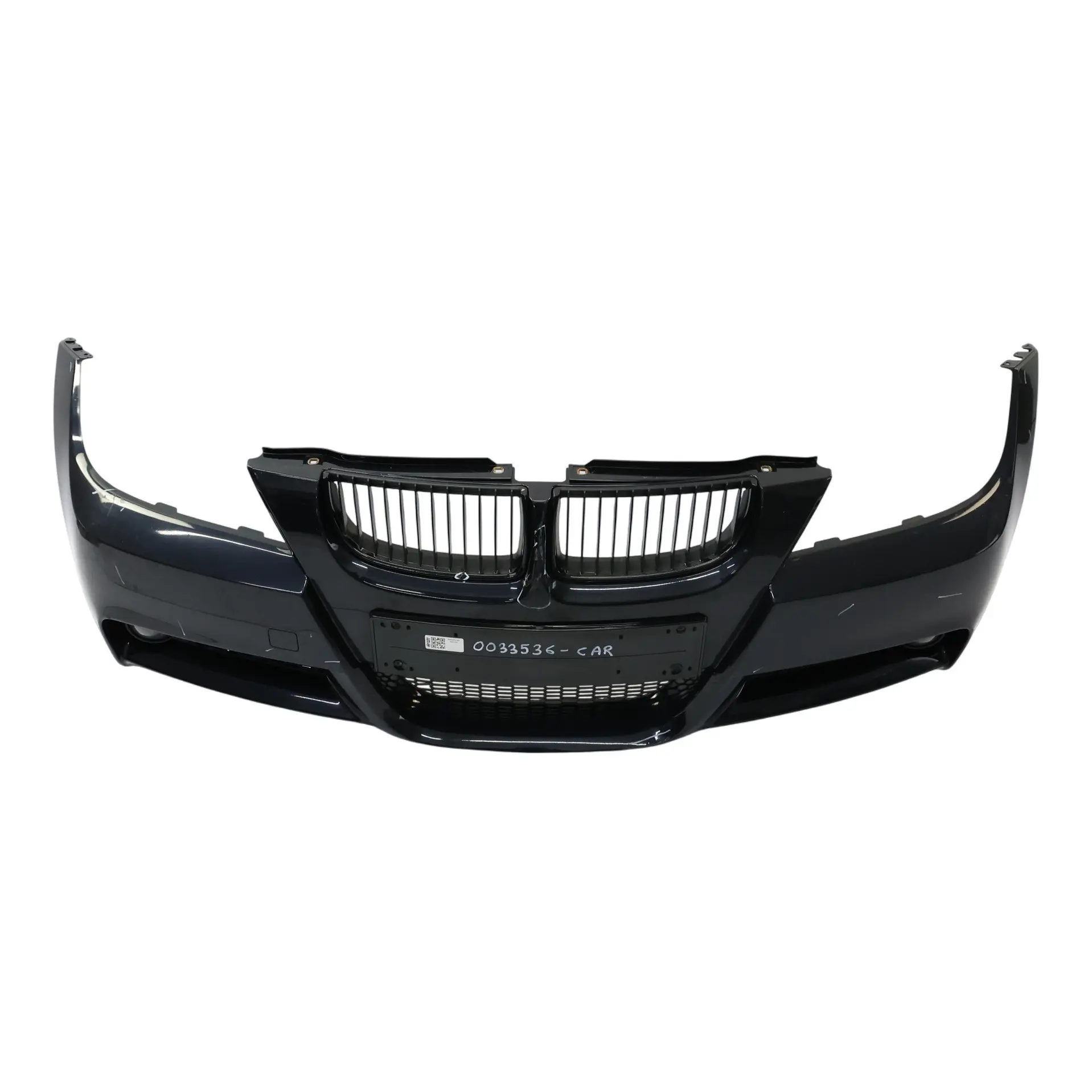 BMW E90 E91 M Sport Complete Front Bumper Trim Panel Carbonschwarz Black 416