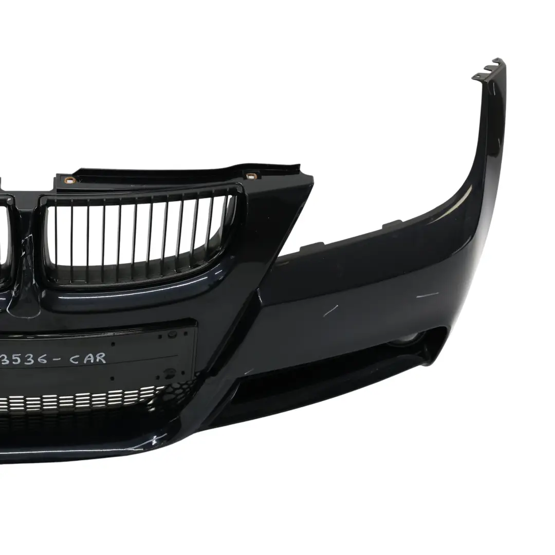 BMW E90 E91 Zderzak Przedni M-Pakiet Black Sapphire Czarny Metalik - 416 - SKU 0033536-CAR - Numer Części 0033536