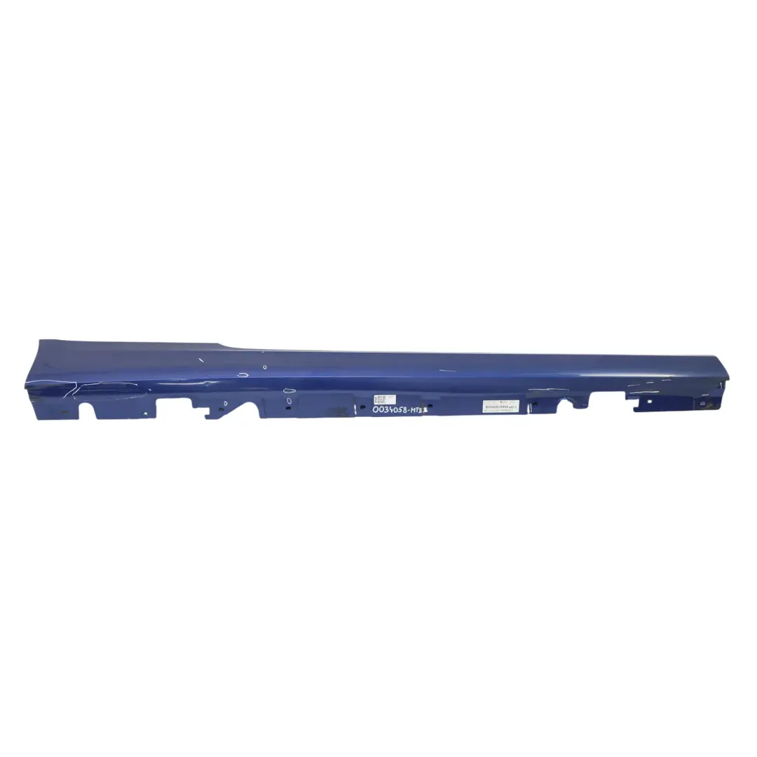 BMW E92 E93 Próg Prawy Listwa Progowa Montegoblau Niebieski Metalik - A51 - SKU 0034058-MTB2 - Numer Części 0034058