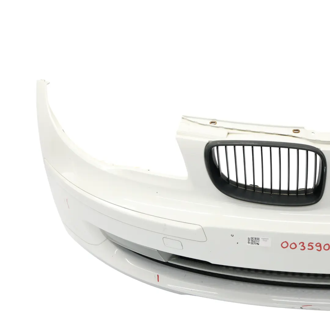 Front Bumper BMW E81 E87 LCI Complete Trim Cover Alpinweiss 3 White - 300 to with Part number 0035909 Front Bumper BMW E81 E87 LCI Complete Trim Cover Alpinweiss 3 White - 300 - SKU 0035909-AW3 - Part number 0035909