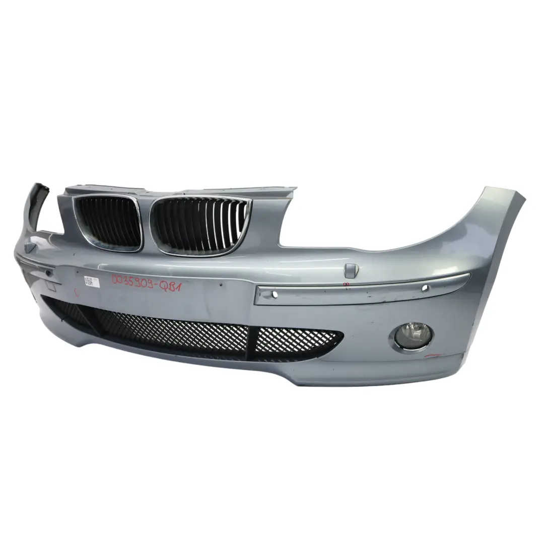 Front Bumper Trim Panel Cover PDC Quarzblau Blue Metallic - A18 to BMW E87 with Part number 0032834 BMW E87 Front Bumper Trim Panel Cover PDC Quarzblau Blue Metallic - A18 - SKU 0032834-QB - Part number 0032834