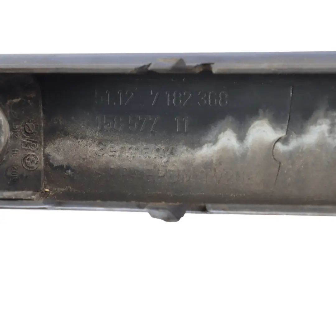 BMW E81 E87 LCI Stoßstange Hinten Leiste Blende PDC Tiefseeblau Metallic A76 - SKU 0035913-DSB - Teilenummer 0035913