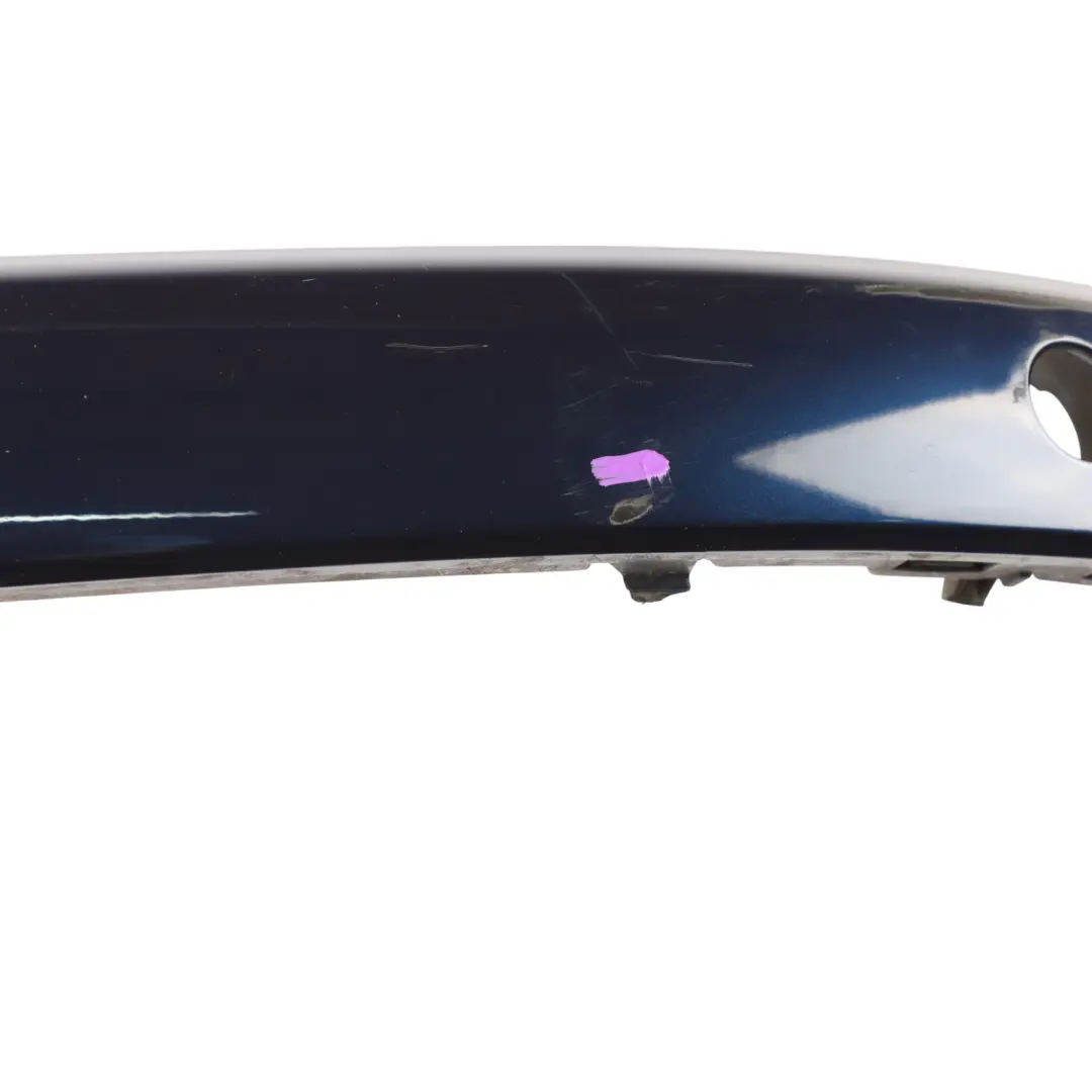 BMW E81 E87 LCI Stoßstange Hinten Leiste Blende PDC Tiefseeblau Metallic A76 - SKU 0035913-DSB - Teilenummer 0035913