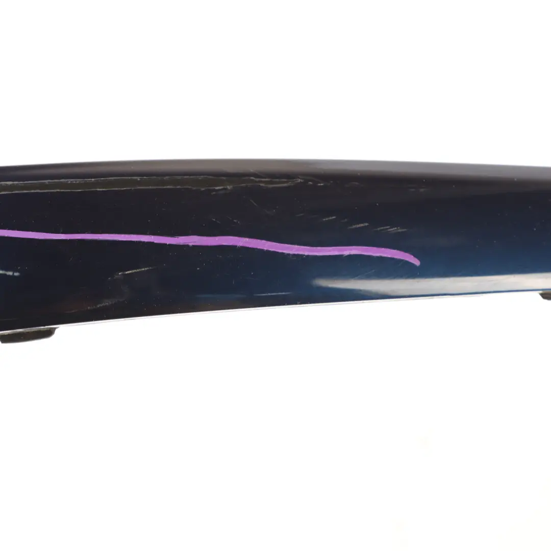 BMW E81 E87 LCI Stoßstange Hinten Leiste Blende PDC Tiefseeblau Metallic A76 - SKU 0035913-DSB - Teilenummer 0035913