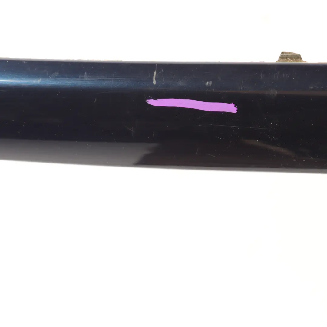 BMW E81 E87 LCI Stoßstange Hinten Leiste Blende PDC Tiefseeblau Metallic A76 - SKU 0035913-DSB - Teilenummer 0035913