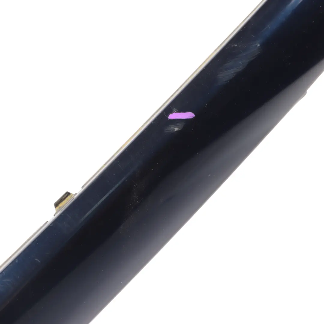 BMW E81 E87 LCI Rear Bumper Strip Trim Panel PDC Tiefseeblau Metallic - A76 - SKU 0035913-DSB - Part number 0035913