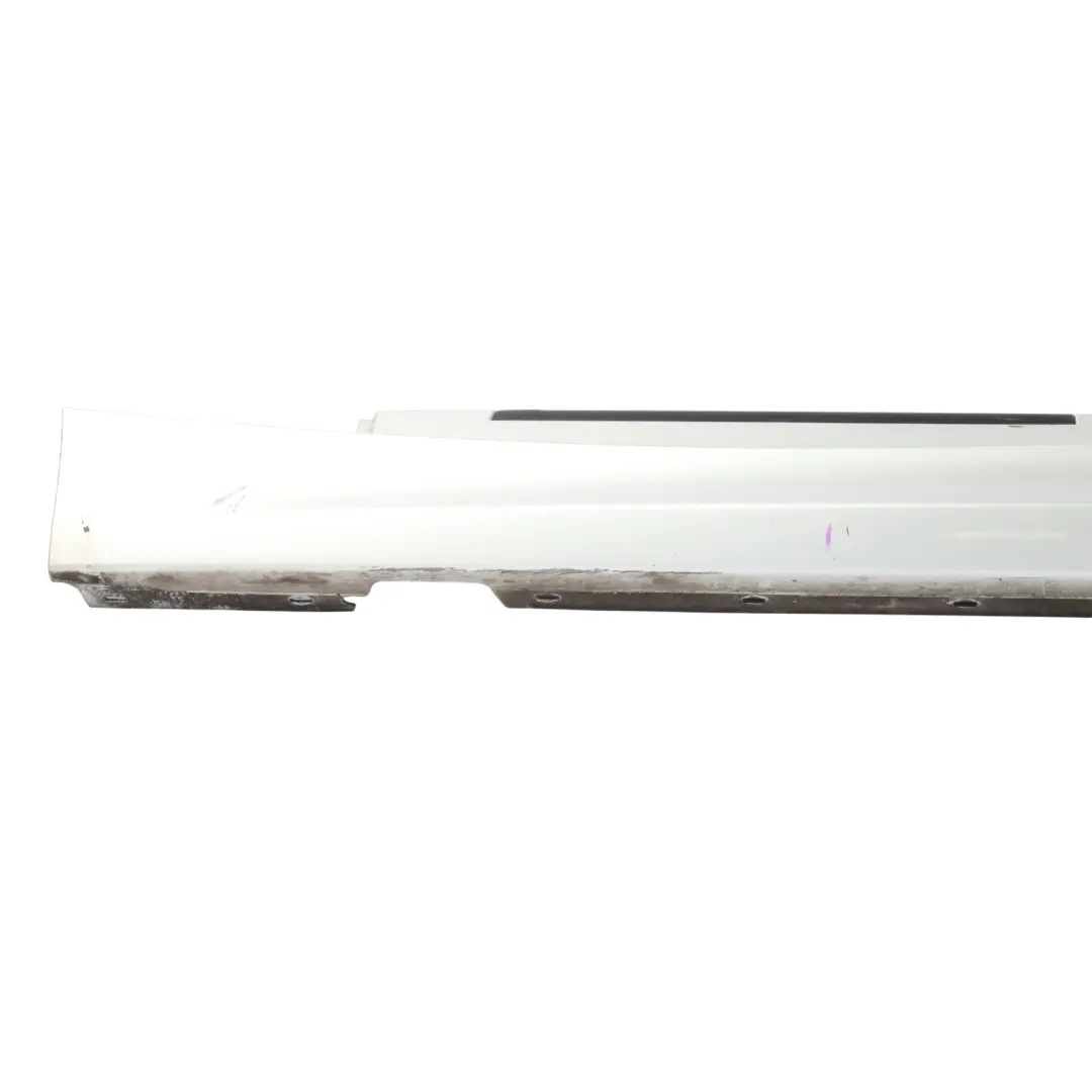 BMW E87 LCI Sill Strip Side Skirt Left N/S Titansilber Silver Metallic - 354 - SKU 0036145-TS - Part number 51770036145