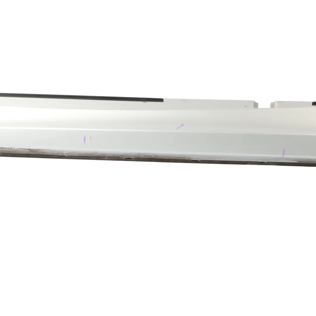 Sill Strip Side Skirt Left N/S Titansilber Silver Metallic - 354 to BMW E87 LCI with Part number 51770036145 BMW E87 LCI Sill Strip Side Skirt Left N/S Titansilber Silver Metallic - 354 - SKU 0036145-TS - Part number 51770036145