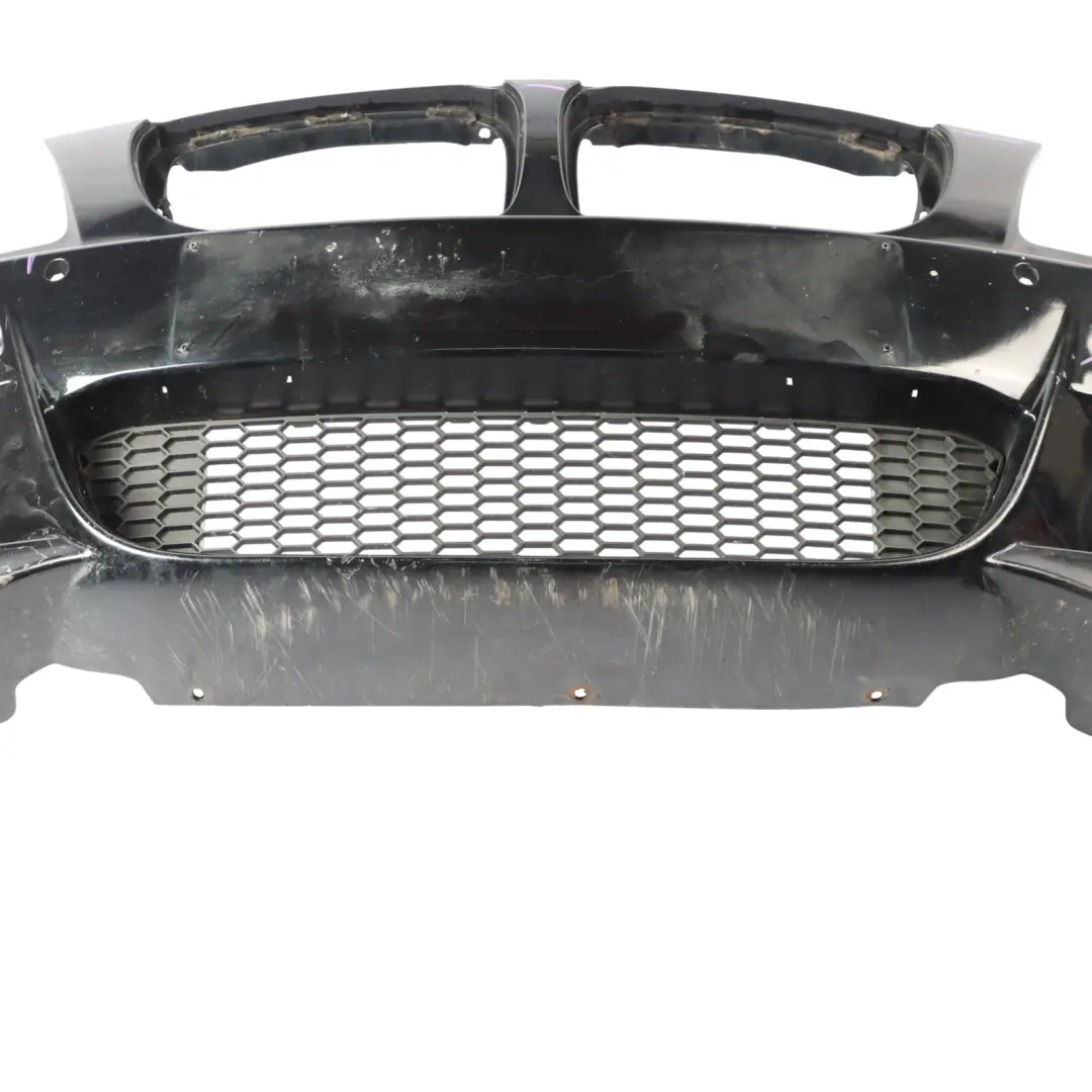 Front Bumper M Sport Trim Panel Black Sapphire Metallic - 475 to BMW E82 E88 with Part number 8057506 BMW E82 E88 Front Bumper M Sport Trim Panel Black Sapphire Metallic - 475 - SKU 0036219-BS - Part number 8057506