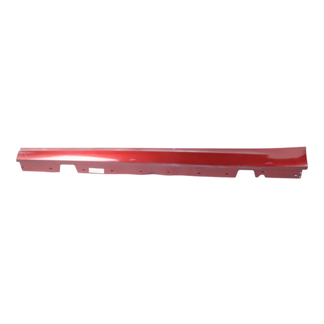 Sill Strip Side Skirt Left N/S Vermilionrot Red - A82 to BMW E90 E91 LCI Cover with Part number 0037059 BMW E90 E91 LCI Cover Sill Strip Side Skirt Left N/S Vermilionrot Red - A82 - SKU 0037059-VER - Part number 0037059