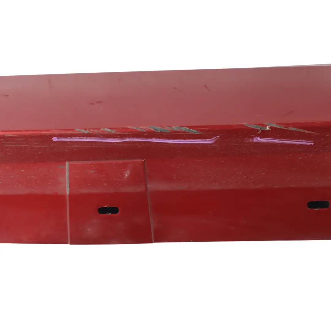 Sill Strip Side Skirt Left N/S Vermilionrot Red - A82 to BMW E90 E91 LCI Cover with Part number 0037059 BMW E90 E91 LCI Cover Sill Strip Side Skirt Left N/S Vermilionrot Red - A82 - SKU 0037059-VER - Part number 0037059