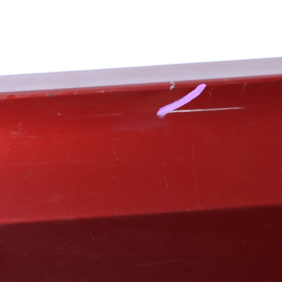 Sill Strip Side Skirt Left N/S Vermilionrot Red - A82 to BMW E90 E91 LCI Cover with Part number 0037059 BMW E90 E91 LCI Cover Sill Strip Side Skirt Left N/S Vermilionrot Red - A82 - SKU 0037059-VER - Part number 0037059