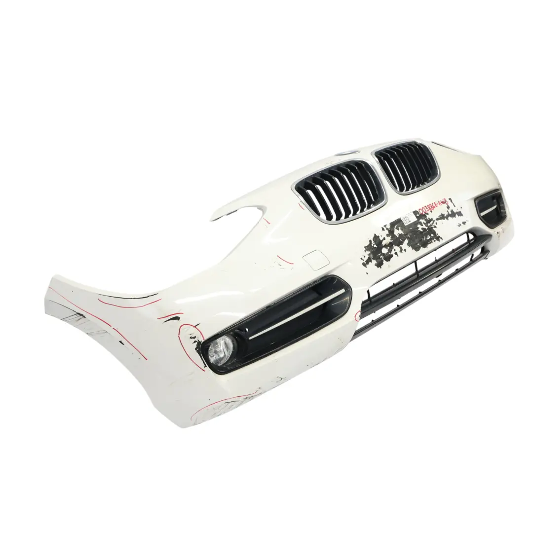 Bumper Front Trim Panel Covering Alpinweiss White - 300 to BMW F20 F21 with Part number 0038868 BMW F20 F21 Bumper Front Trim Panel Covering Alpinweiss White - 300 - SKU 0038868-AW3 - Part number 0038868