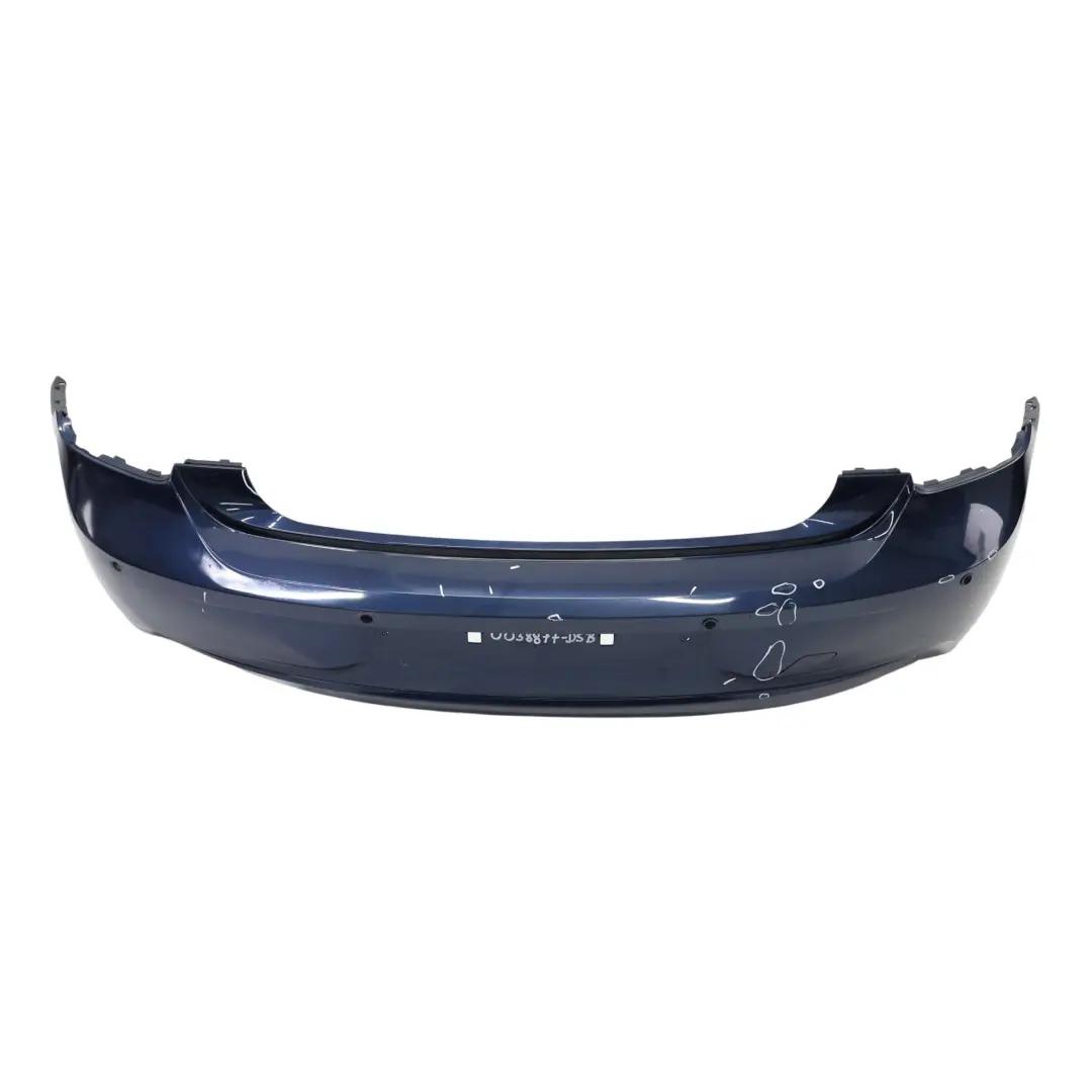 Bumper BMW F20 F21 Trim Panel Cover PDC Tiefseeblau Blue Metallic - A76 to Rear with Part number 0038877 Rear Bumper BMW F20 F21 Trim Panel Cover PDC Tiefseeblau Blue Metallic - A76 - SKU 0038877-DSB - Part number 0038877