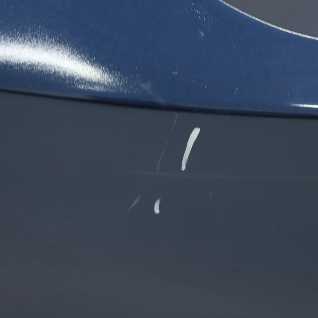 Bumper BMW F20 F21 Trim Panel Cover PDC Tiefseeblau Blue Metallic - A76 to Rear with Part number 0038877 Rear Bumper BMW F20 F21 Trim Panel Cover PDC Tiefseeblau Blue Metallic - A76 - SKU 0038877-DSB - Part number 0038877