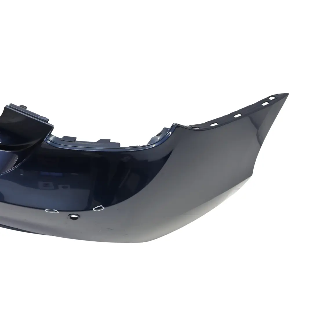 Bumper BMW F20 F21 Trim Panel Cover PDC Tiefseeblau Blue Metallic - A76 to Rear with Part number 0038877 Rear Bumper BMW F20 F21 Trim Panel Cover PDC Tiefseeblau Blue Metallic - A76 - SKU 0038877-DSB - Part number 0038877