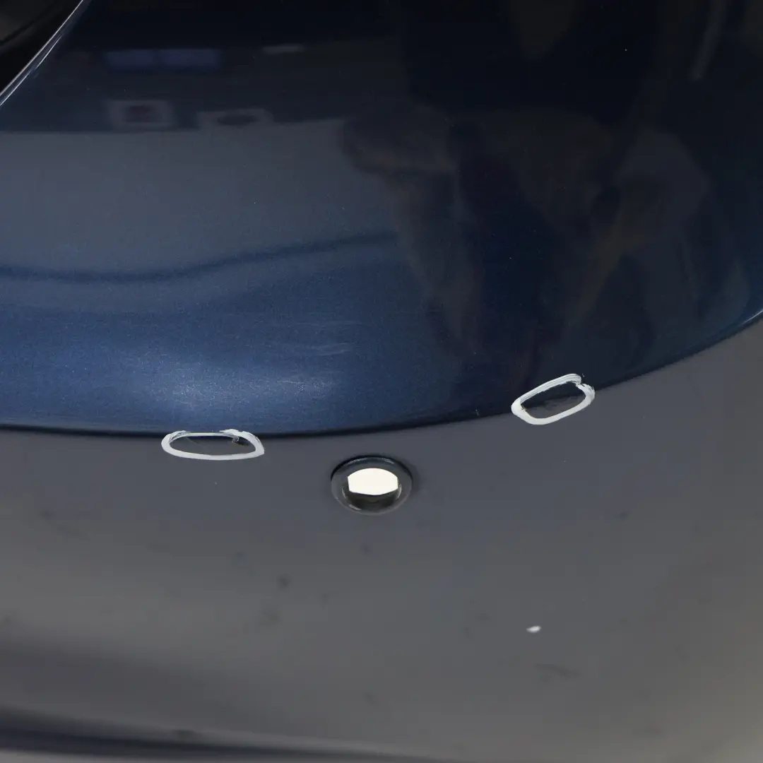 Rear Bumper BMW F20 F21 Trim Panel Cover PDC Tiefseeblau Blue Metallic - A76 - SKU 0038877-DSB - Part number 0038877