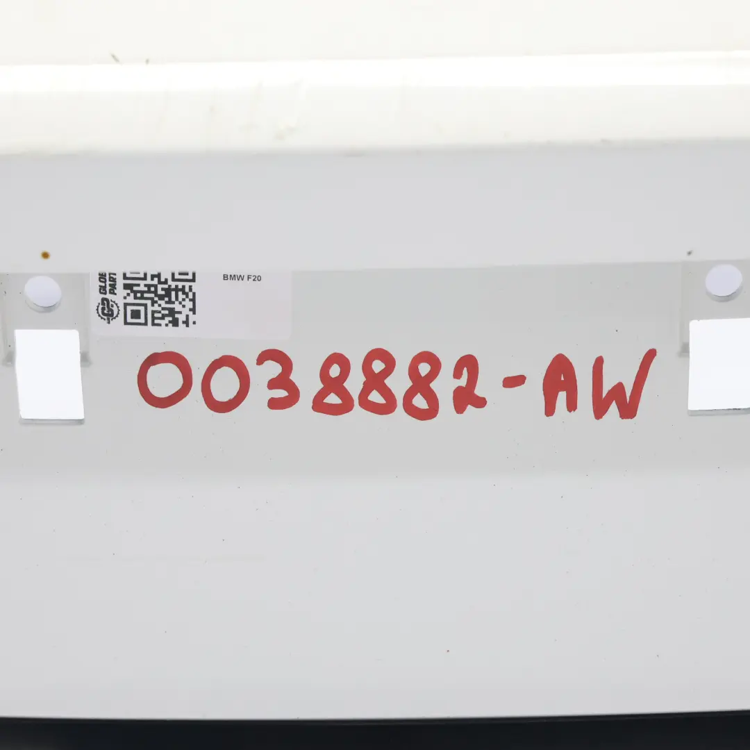 Bumper Trim Panel Alpinweiss Alpine White - 300 to BMW F20 F21 Rear with Part number 0038882 BMW F20 F21 Rear Bumper Trim Panel Alpinweiss Alpine White - 300 - SKU 0038882-AW - Part number 0038882