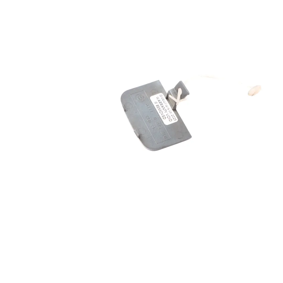  Towing Eye Flap BMW E65 E66 Front Bumper Trim Titangrau II Metallic - A08 - SKU 0136428-TGR - Part number 0136428