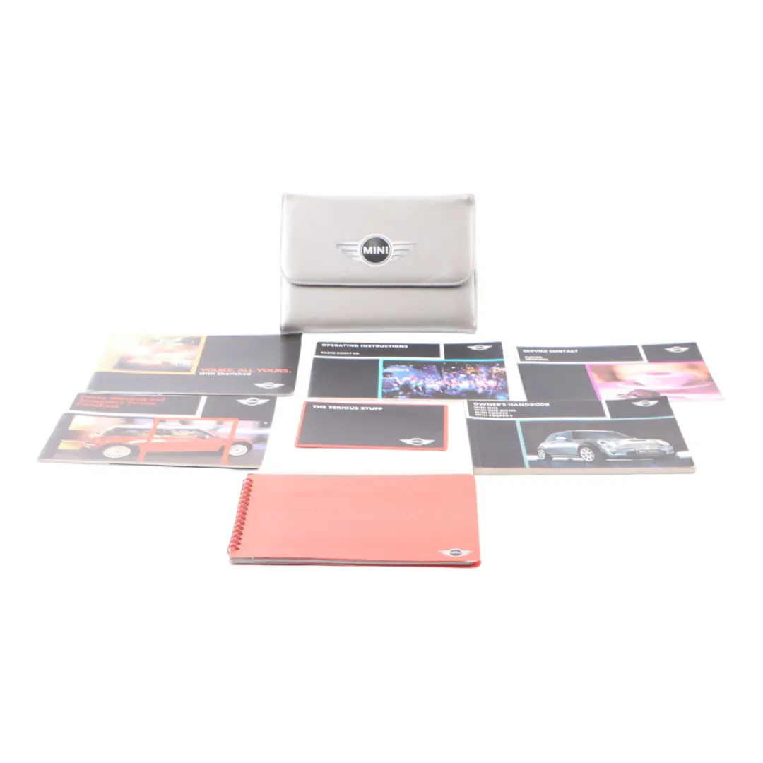 Mini R50 R53 Owner's Handbook Service Contact Pouch Case Wallet Set - SKU 0157206-1 - Part number 0157206