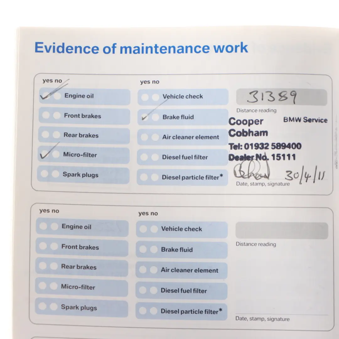BMW E87 Booklet Owner's Handbook CD Radio Instructions Case - SKU 0159974-2 - Part number 0159974