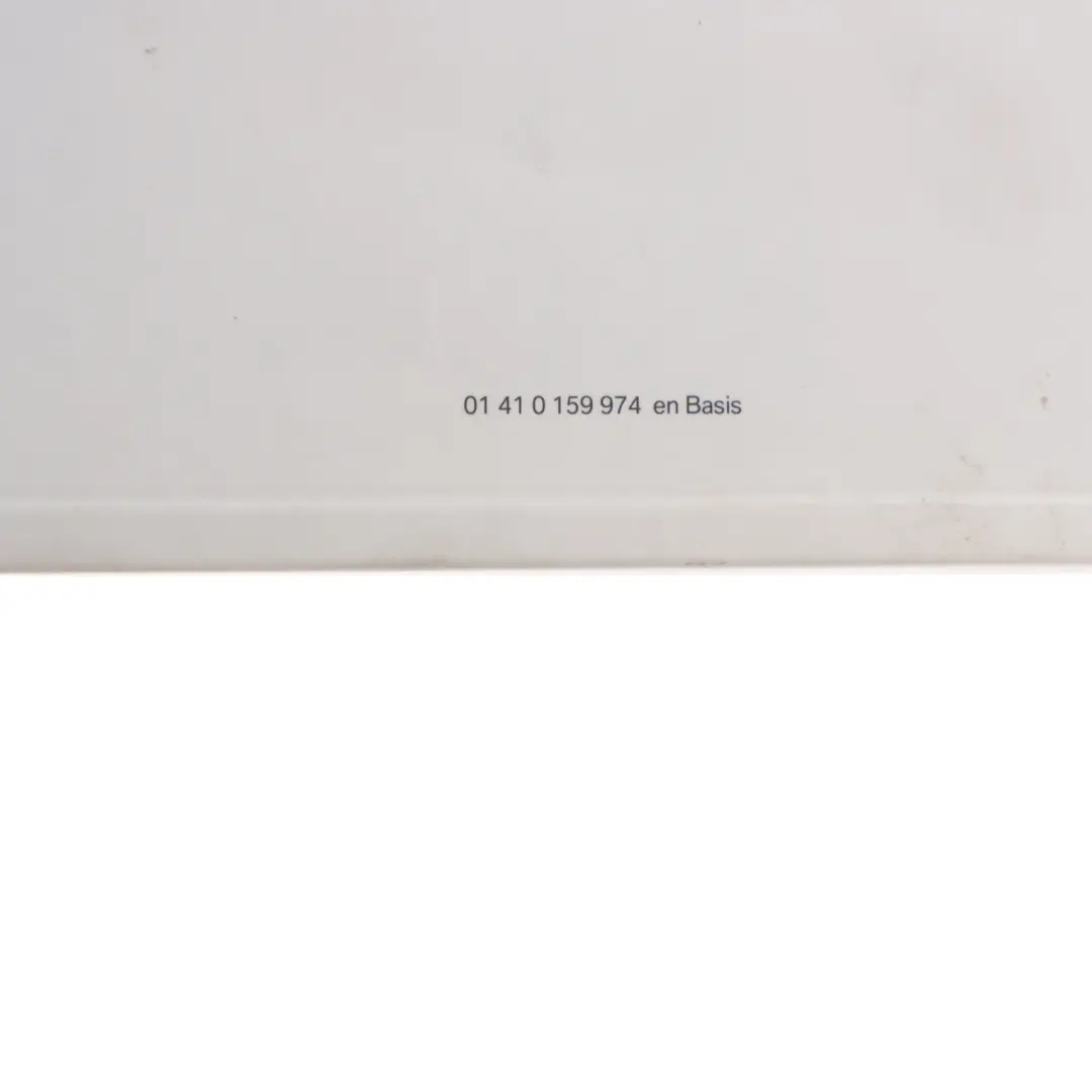 BMW E87 Booklet Owner's Handbook CD Radio Instructions Case - SKU 0159974-2 - Part number 0159974