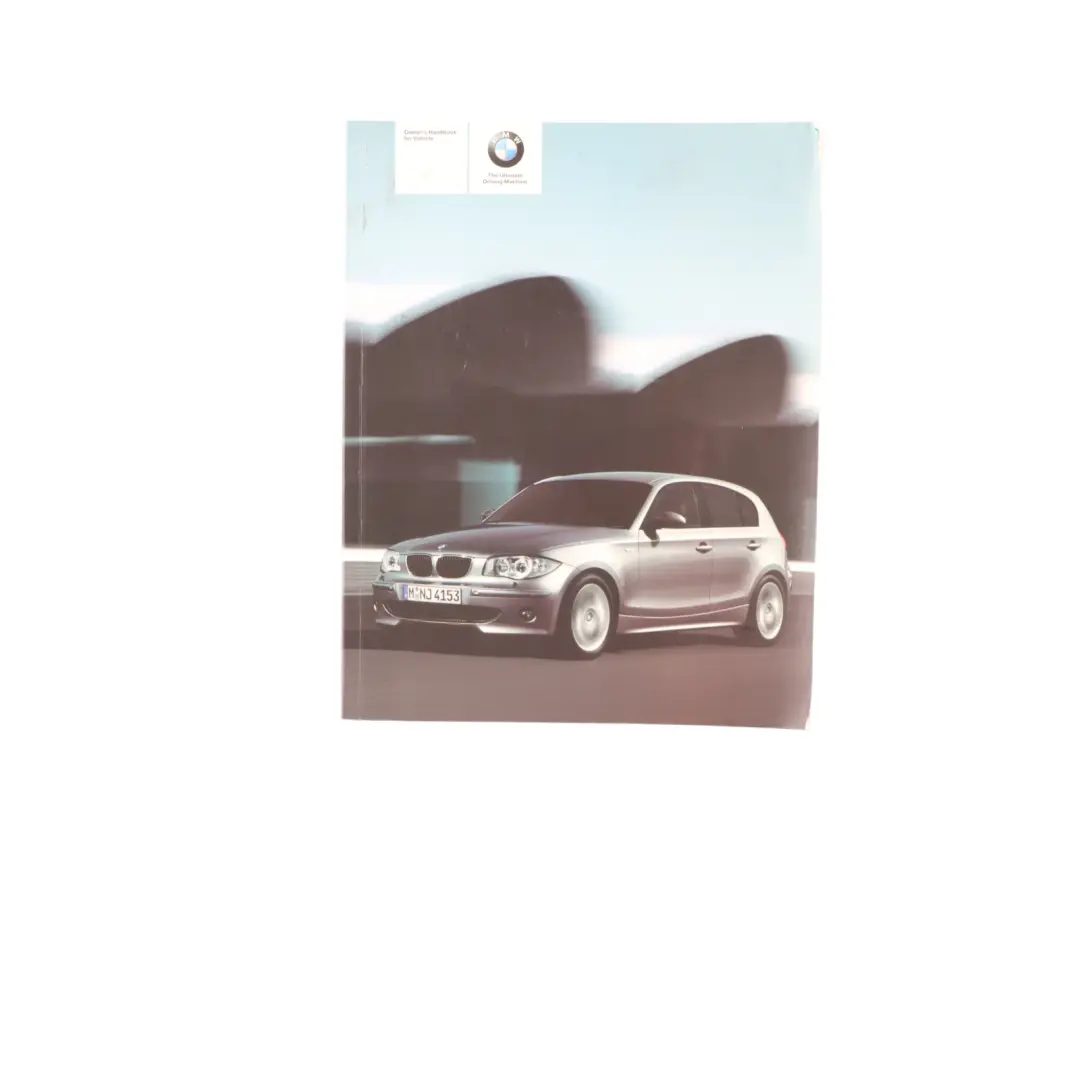 BMW E87 Booklet Owner's Handbook CD Radio Instructions Case - SKU 0159974-2 - Part number 0159974