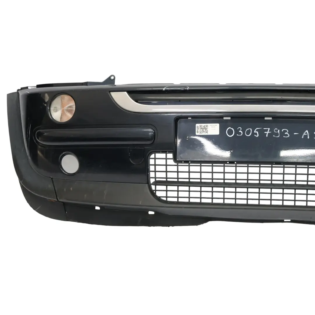 Complete Front Bumper One D Panel Astro Black Metallic - A25 to Mini R50 with Part number 0305793 Mini R50 Complete Front Bumper One D Panel Astro Black Metallic - A25 - SKU 0305793-ASB - Part number 0305793