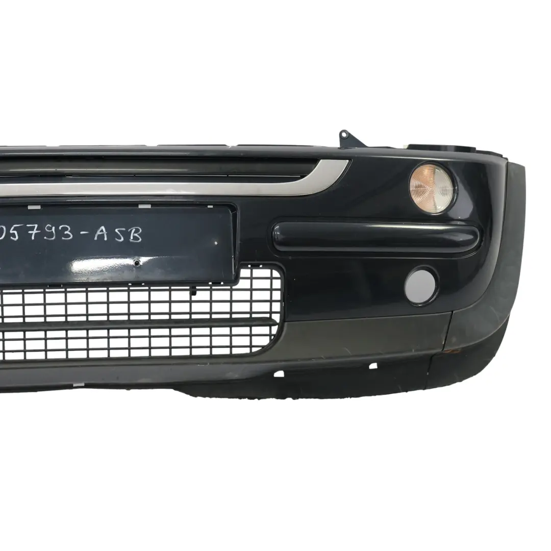 Komplette Frontstoßstange One D Panel Astro Schwarz Metallic - A25 für Mini R50 mit Teilenummer 0305793 Mini R50 Komplette Frontstoßstange One D Panel Astro Schwarz Metallic - A25 - SKU 0305793-ASB - Teilenummer 0305793