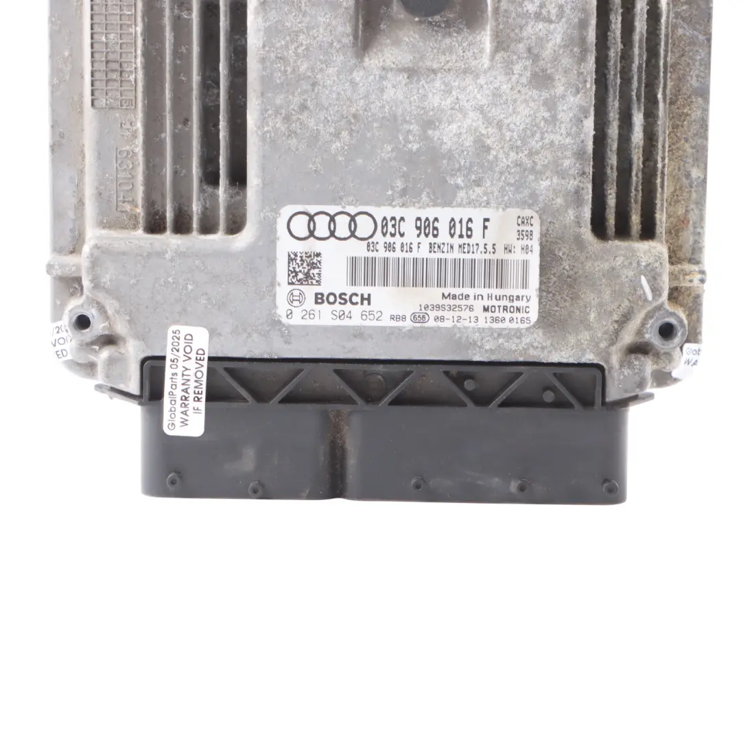 Audi A3 8P 1.4 TFSI CAXC 125HP ECU Engine Control Unit Manual - SKU 03C906016F - Part number 03C906016F