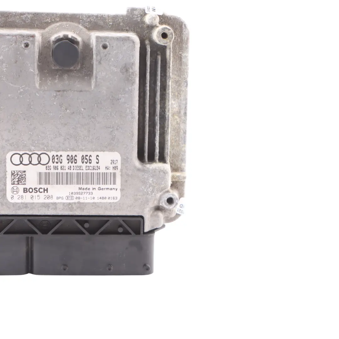 105HP Unità Modulo Controllo Motore ECU Manuale per Audi A3 8P 1.9 TDI con numero di parte 03G906056S Audi A3 8P 1.9 TDI 105HP Unità Modulo Controllo Motore ECU Manuale - SKU 03G906056S - Numero di parte 03G906056S